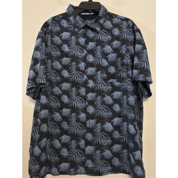 NAT NAST Hawaiian Shirt Button Silk Blend Mens XL Short Sleeve Beach Cruise - Picture 1 of 6